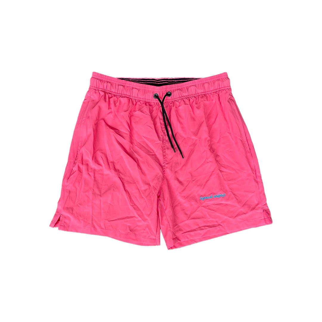 stutter proudly shorts / swim pink