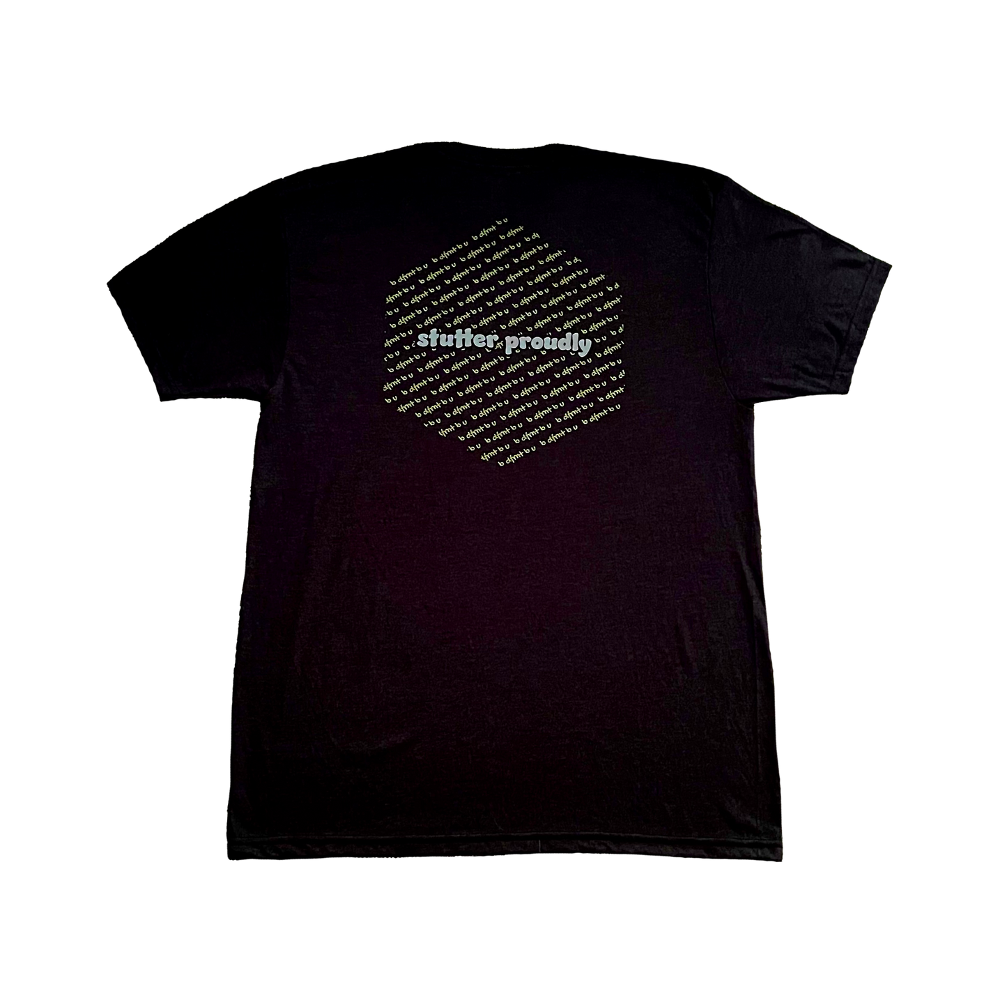 stutter proudly shirt short sparkly silver / sparkly gold