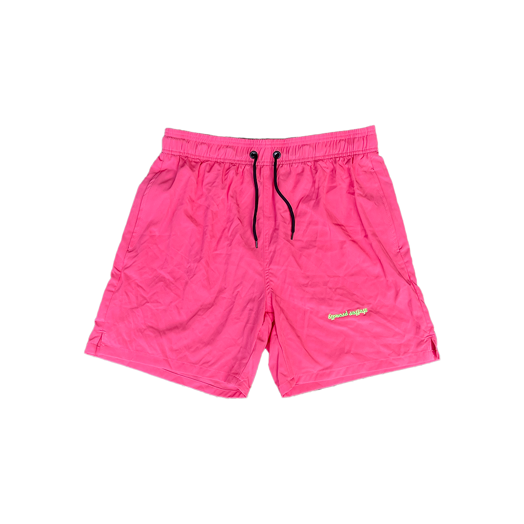 stutter proudly shorts / swim pink